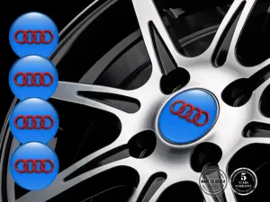 Audi Wheel Badge Edition Resin Domed Labels